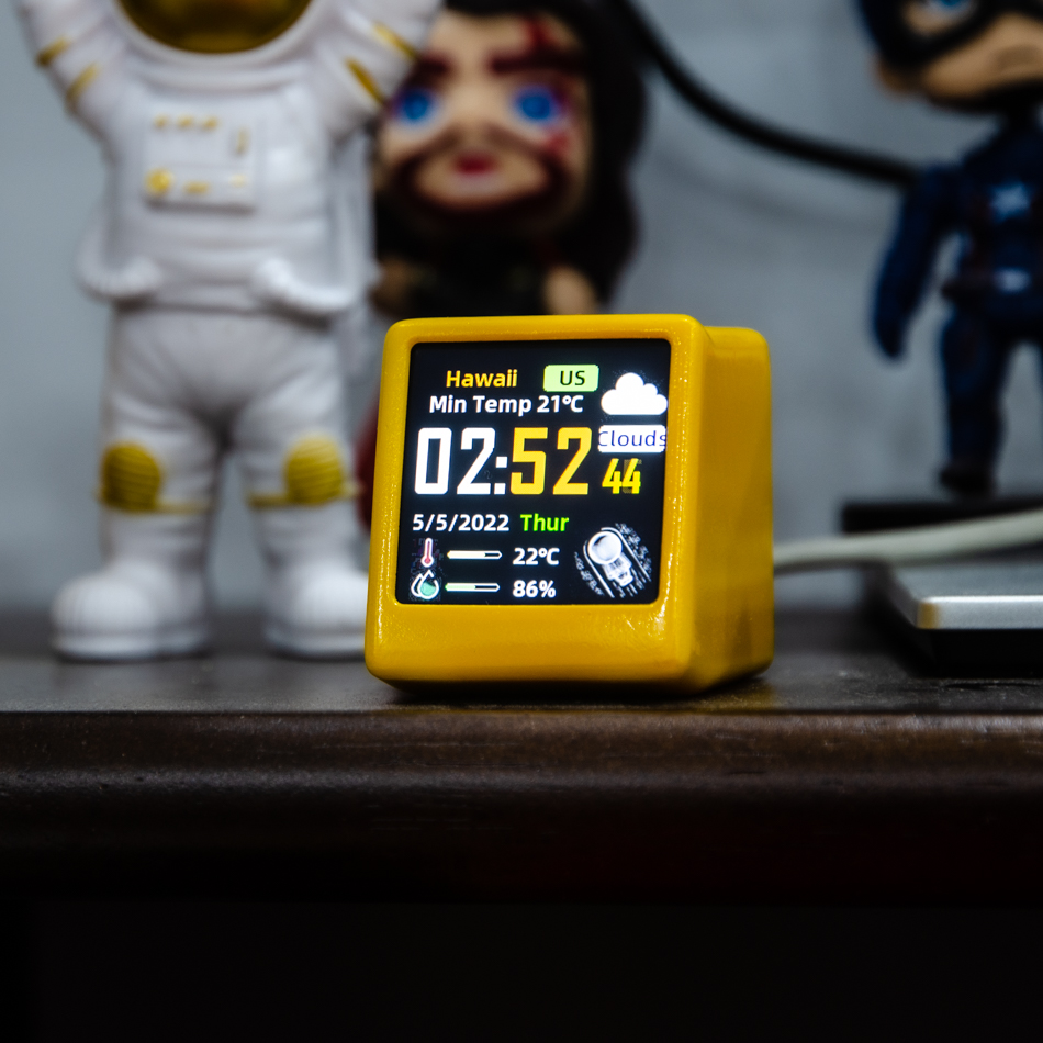 Outdoor Power G Sensor - Inteligentna stacja pogodowa na pulpicie LED