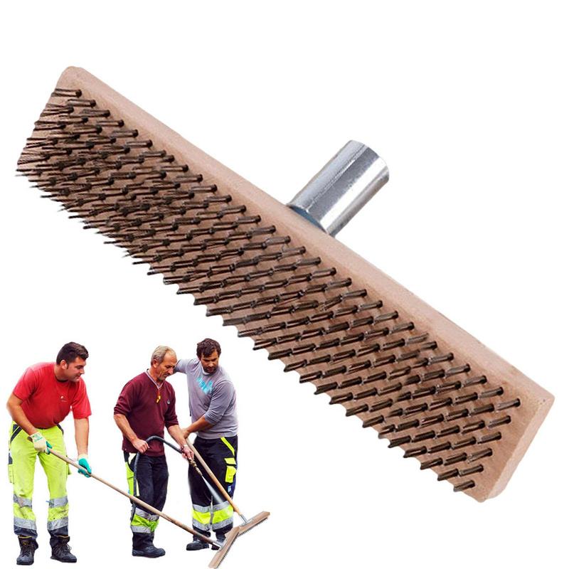 Outdoor Power Broom - Szczotka stalowa do szorowania poszerzona nierdzewna
