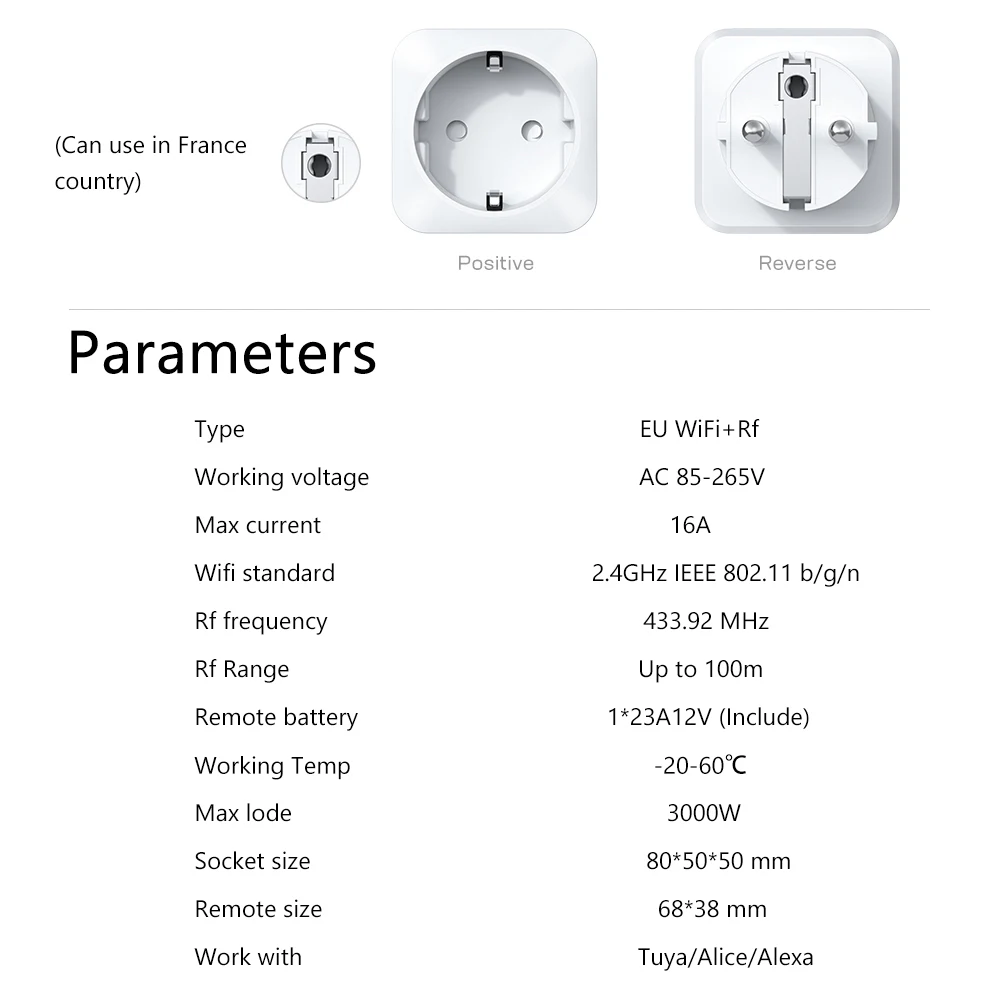 Inteligentna wtyczka Tuya WiFi – Outdoor Power Outlet Wifi recenzja i cena
