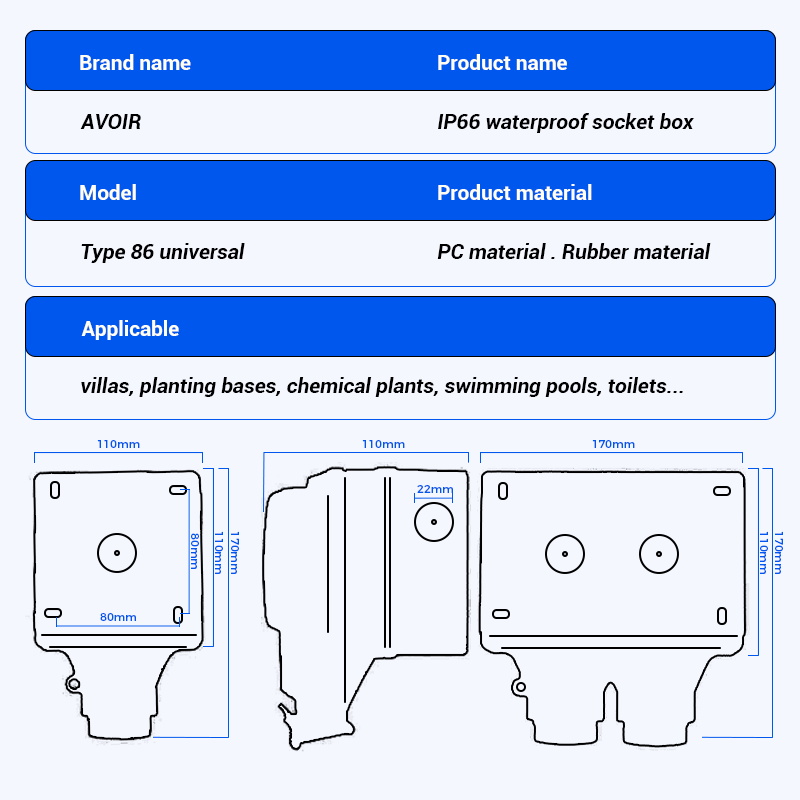 Avoir IP66 zewnętrzne wodoodpo – Outdoor Power Outlet Wifi recenzja i cena
