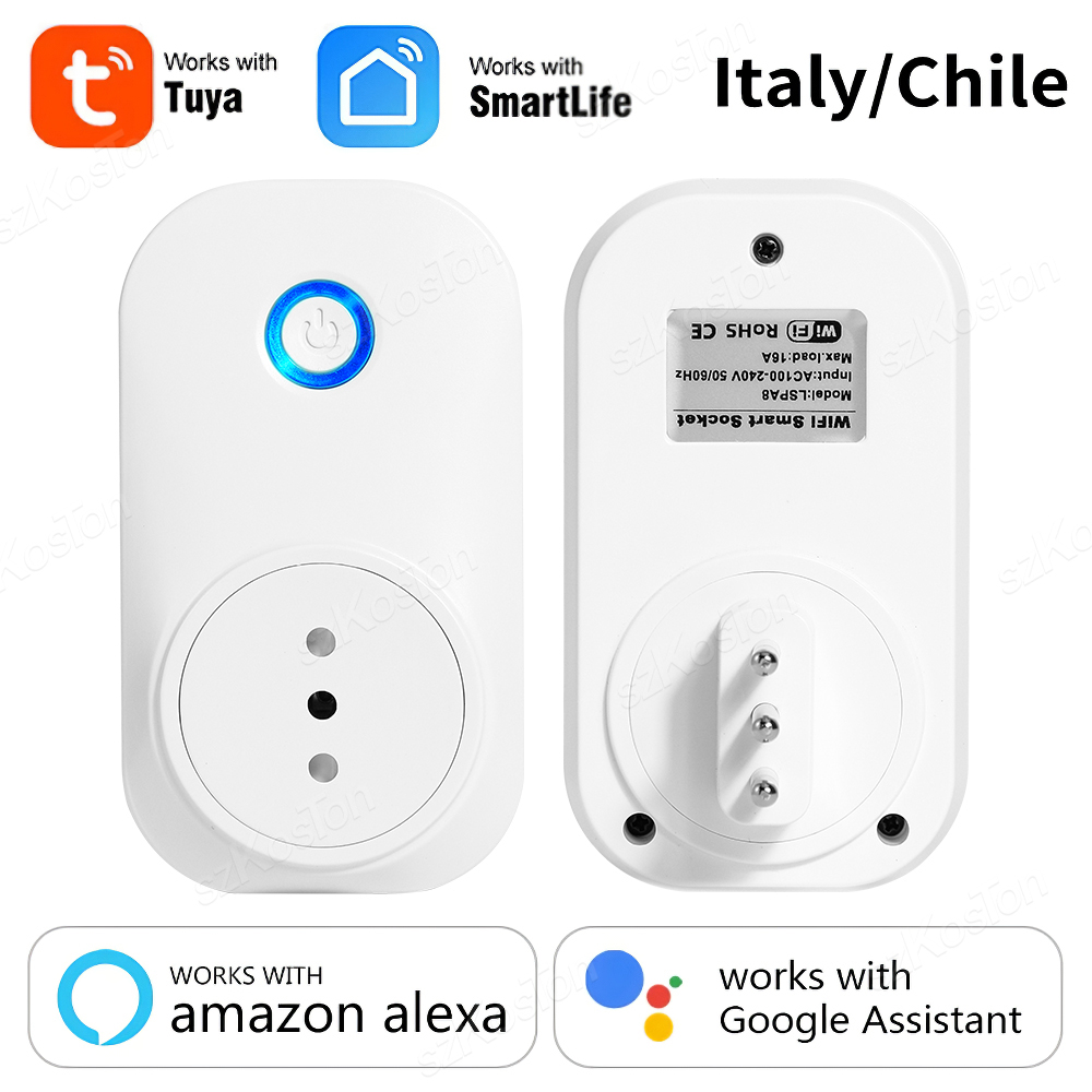 16A Chile Włochy Wifi Smart So – Outdoor Power Outlet Wifi recenzja i cena