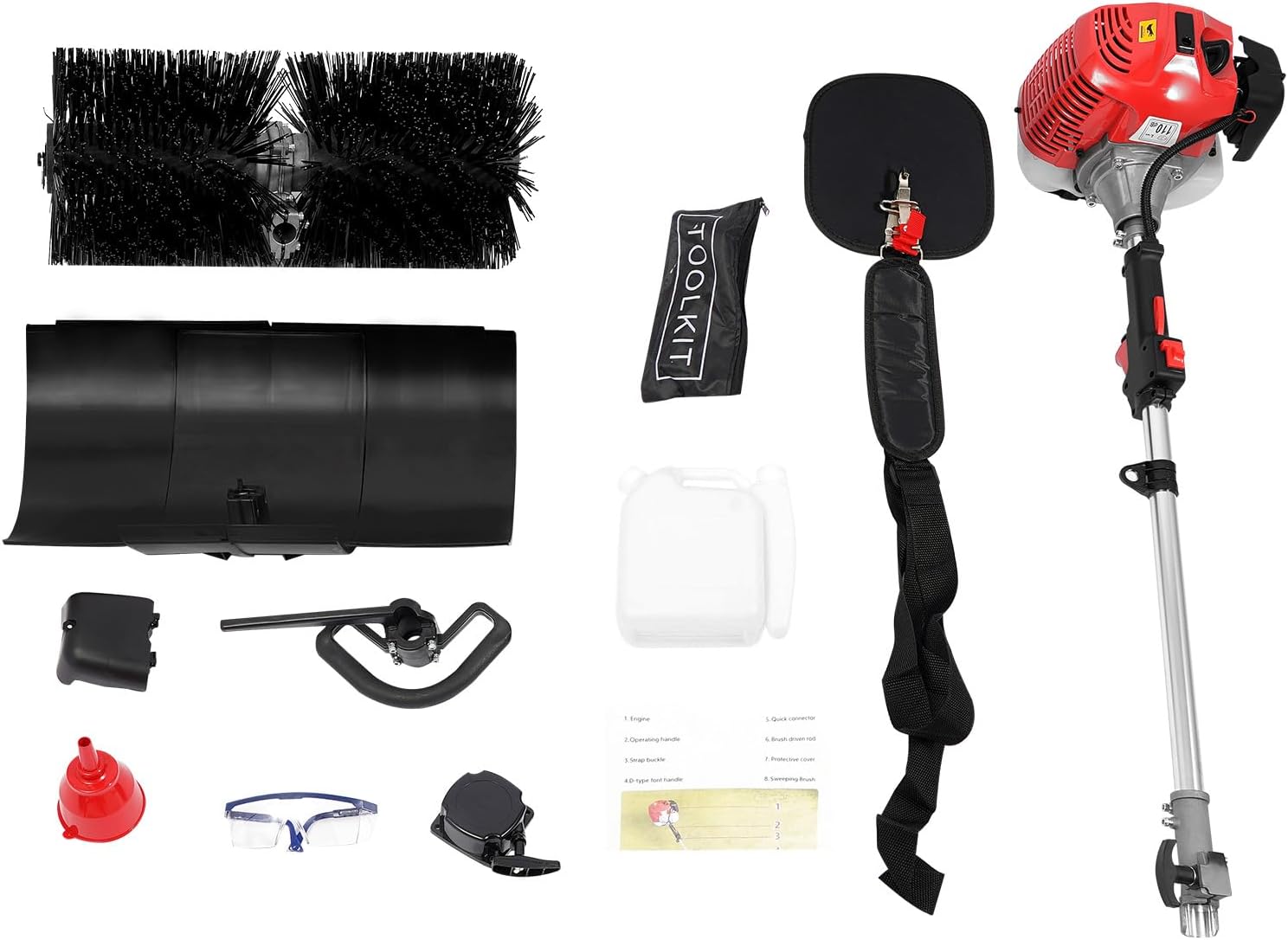 Odkurzacz spalinowy ręczny 52C – Outdoor Power Broom recenzja i cena