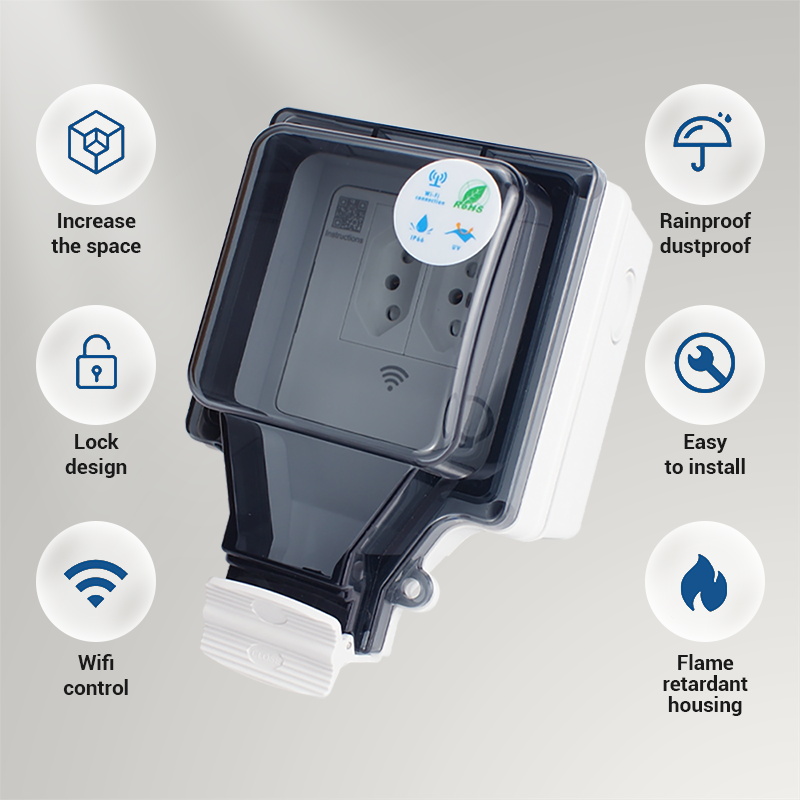 Avoir Tuya Wifi inteligentne g – Outdoor Power Outlet Wifi recenzja i cena