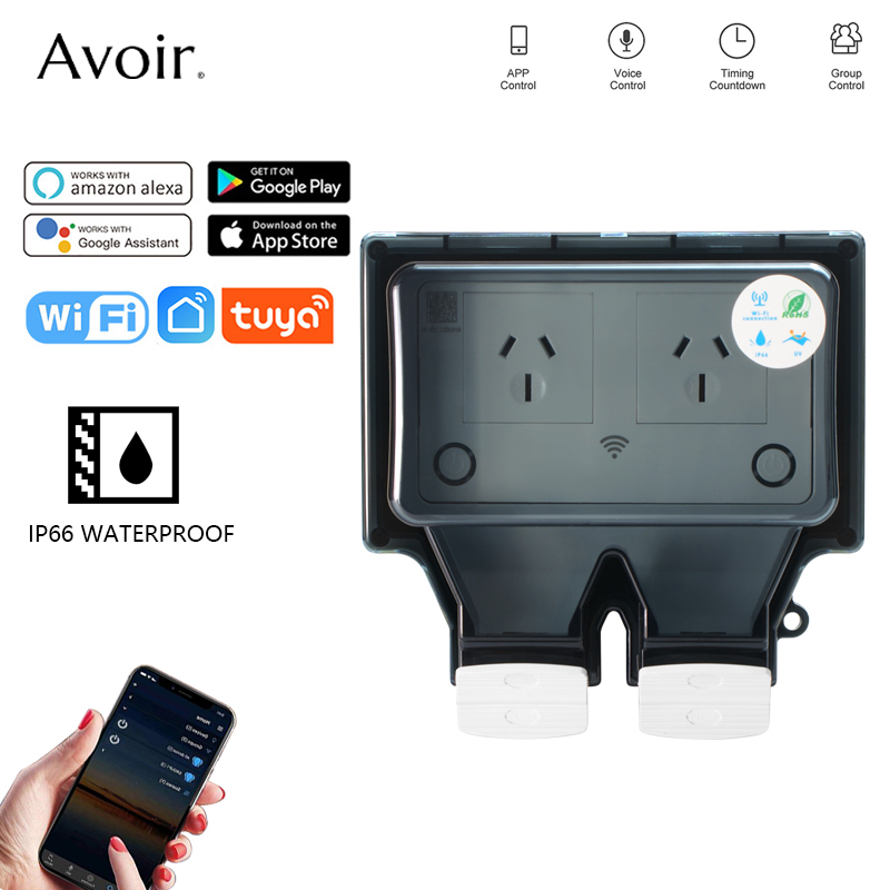 Avoir Tuya Wifi wodoodporna gn – Outdoor Power Outlet Wifi recenzja i cena
