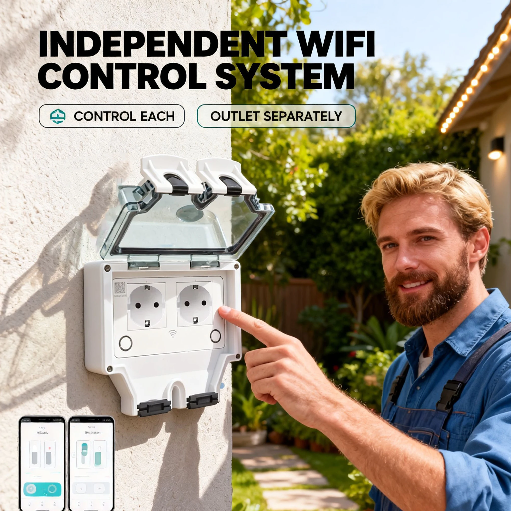 Wodoodporne gniazdko elektrycz – Outdoor Power Outlet Wifi recenzja i cena