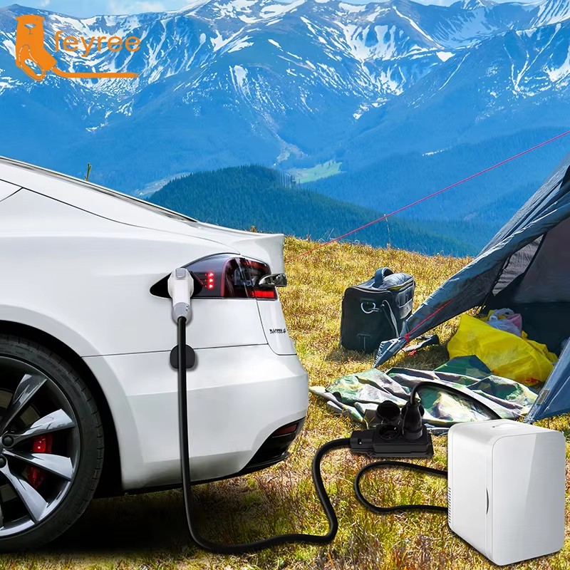 Kabel rozładowujący Feyree V2L – Outdoor Power Plug In recenzja i cena